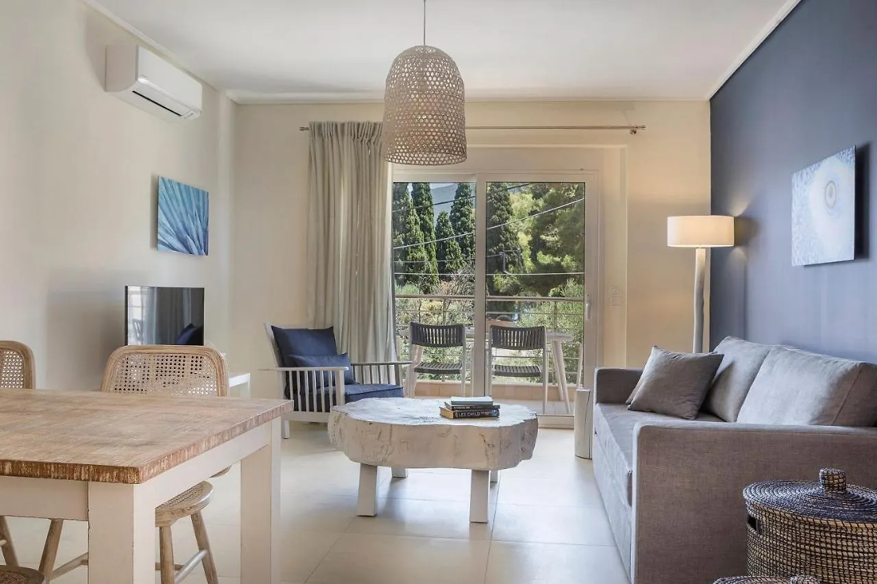 Deluxe Kefalonia Apartment Apartment Myrtillo 1 Bedroom Pool Sea View Karavomilos 카라보밀로스